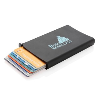 Tarjetero personalizado RFID de aluminio estándar